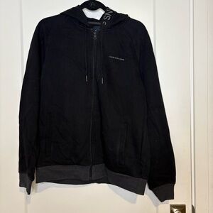 Calvin Klein Jeans Black Zip-Up Sweater